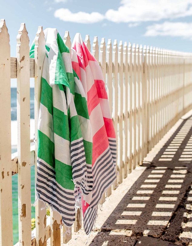 Miss April - Flamenco Turkish Beach Towel