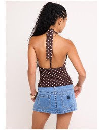 Alice In The Eve - Ava Slinky Plunge Top