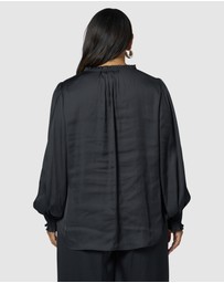 Pink Dusk by Curve Project - Feels Like The First Time Blouse