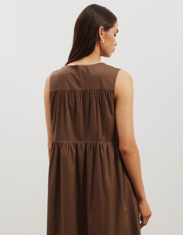 Atmos&Here - Louisa Vneck Midi Dress