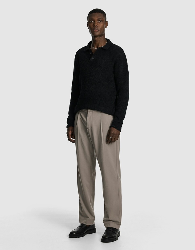 yd. - Asher Fluffy Polo Knit Jumper