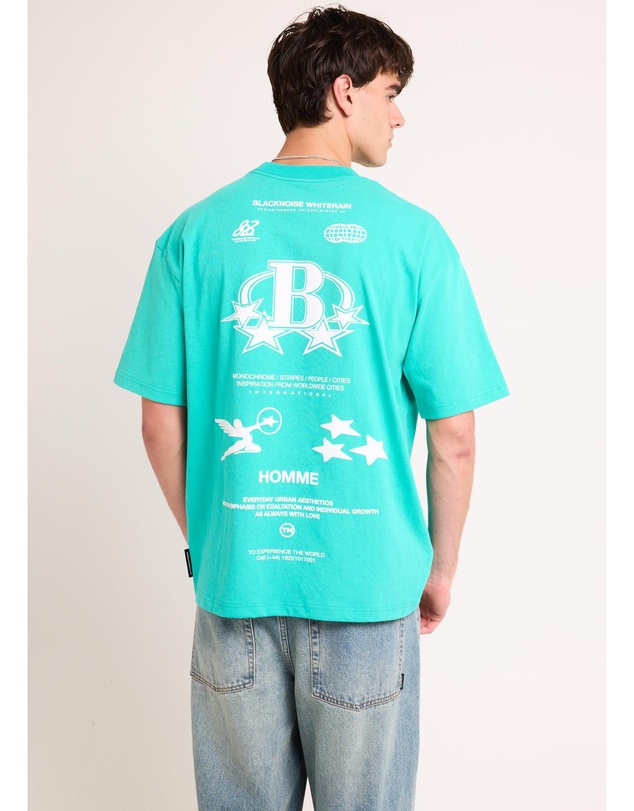 Black Noise White Rain - Aesthetics T-Shirt