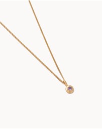 Kirstin Ash - Birthstone Necklace February Amethyst
