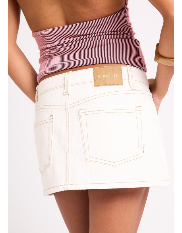 Subtitled - Tide Low Rise Mini Skirt