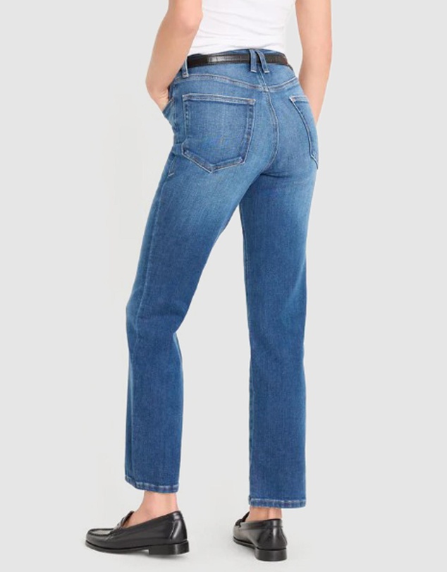 Good American - Soft Tech Good Legs Straight Jeans