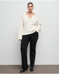 M.N.G - Matilda High-Rise Straight-Fit Jeans