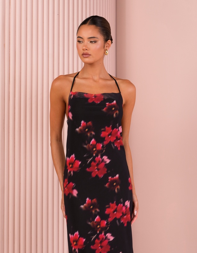 Azzurielle - Myra Print Maxi Dress