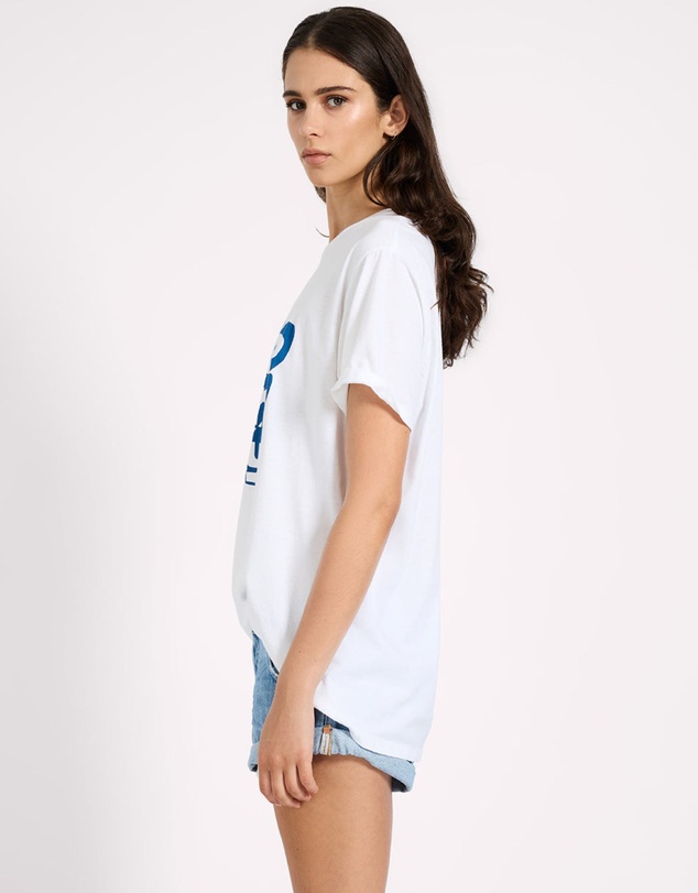 ONE TEASPOON - Blue Jean Baby Boyfriend Tee - White