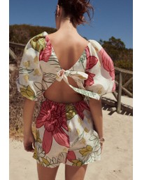 NEXT - Puff Sleeve Playsuit