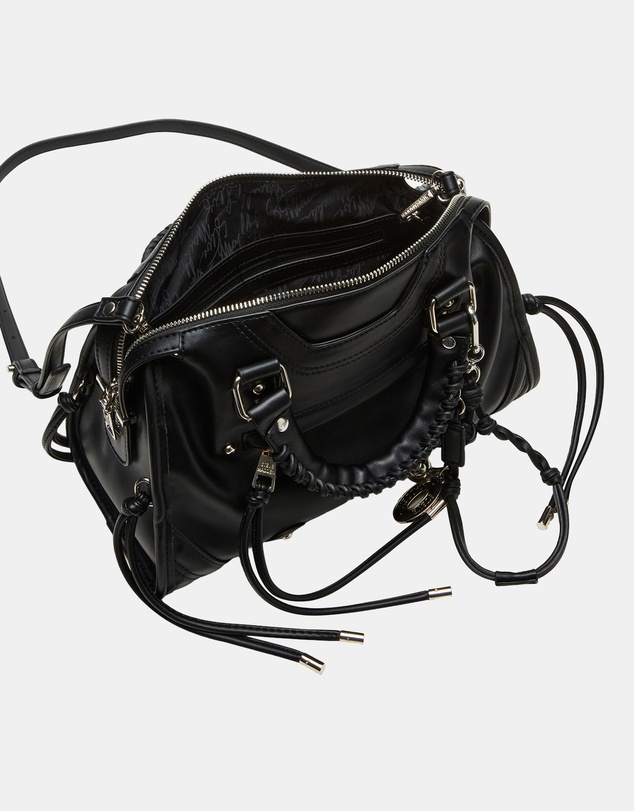Steve Madden - BRiggs Black/Silver Handbags