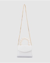 Olga Berg - PETA Pearl Handle Bag