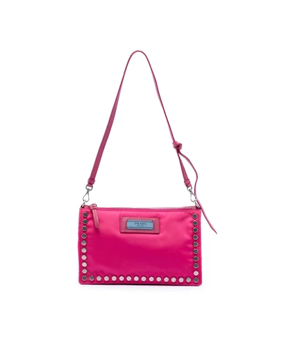 Pre-Loved by Azura Reborn - Pre-Loved Tessuto Studded Etiquette Shoulder Bag