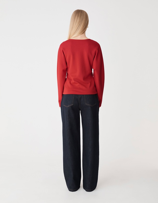 Forcast - Tate V-Neck Dolman Sleeve Top