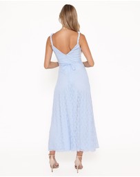 Petal & Pup - Kirsten Lace Maxi Dress - Cornflower Blue