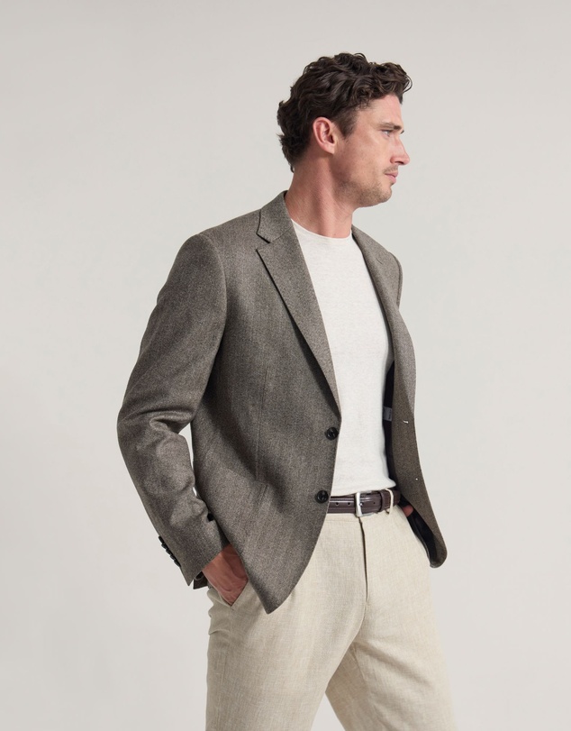 Oxford - Wordsworth Wool Herringbone Blazer