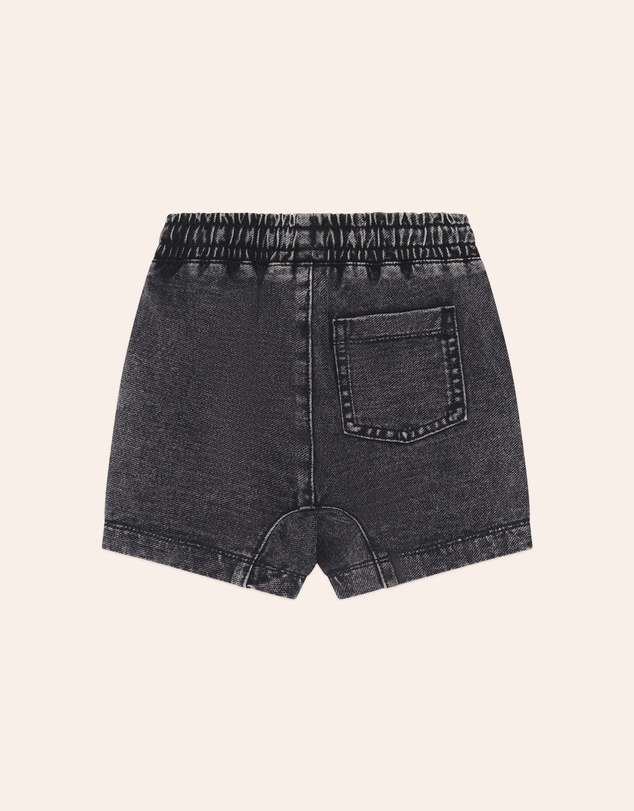 Huxbaby - Denim Knit Gusset Shorts - Babies-Kids