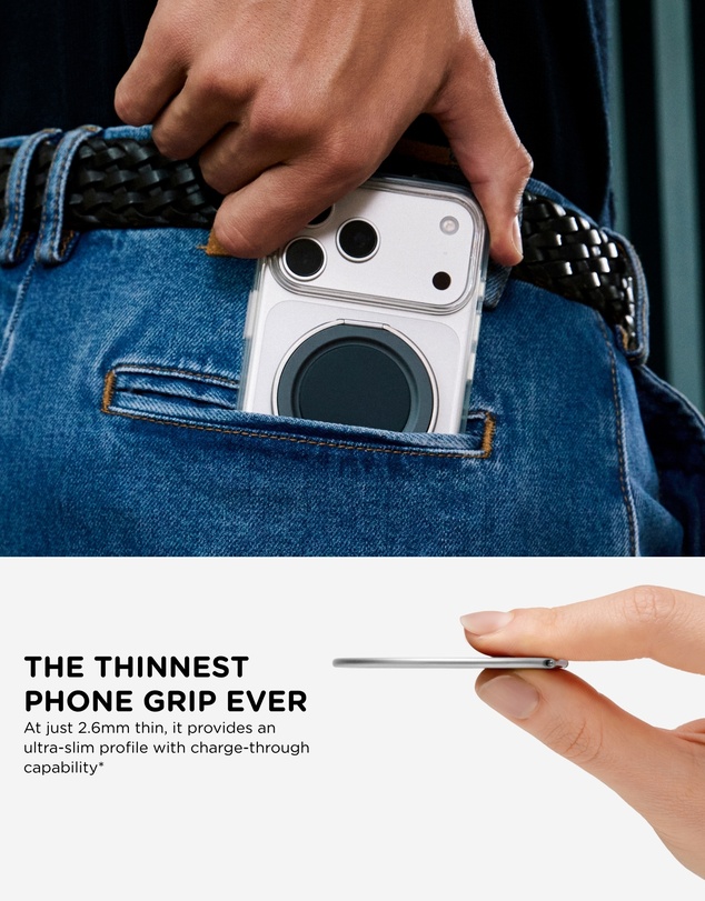PopSockets - PopGrip LowPro MagSafe Mount Grip Stand
