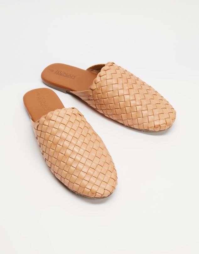 Human Premium - Barland Woven Leather Slides