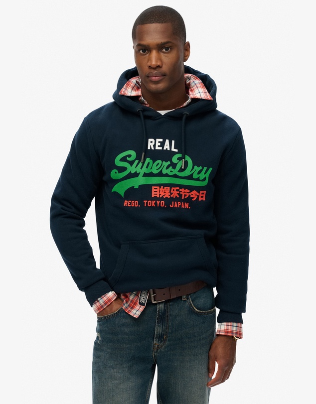Superdry - Vintage Logo Tri Slim Fit Hoodie