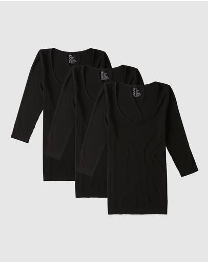 Boody - 3 Pack 3/4 Sleeve Top