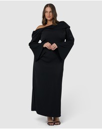Pink Dusk by Curve Project - Say My Name Maxi Dress