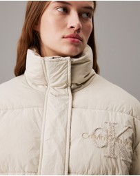 Calvin Klein Jeans - Relaxed Chenille Logo Puffer Jacket