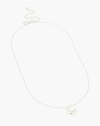 Lovisa - Waterproof Stainless Steel Large Bubble Letter C Necklace