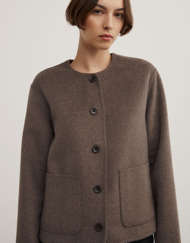 Witchery - Crop Scarf Coat