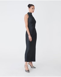 Forcast - Delilah Bias Satin Dress
