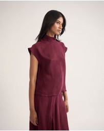 Oxford - Shelly Cupro Top