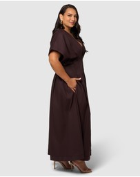 Pink Dusk by Curve Project - Magnetic Pull Maxi Dress