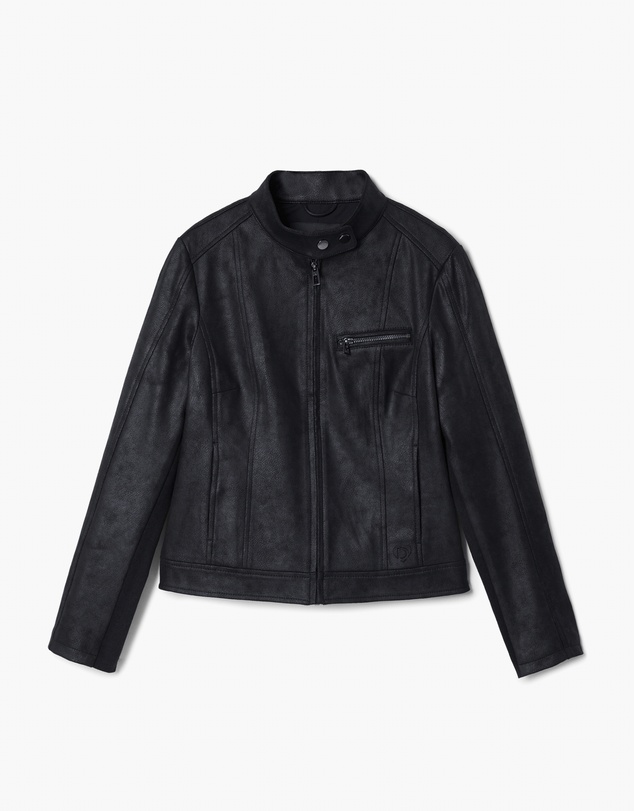 Desigual - Regular biker jacket