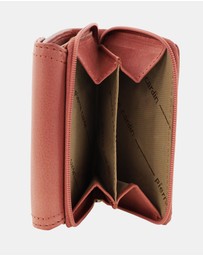 Pierre Cardin - Pierre Cardin Ladies Leather Tri-Fold Tab Wallet