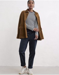Seasalt - Seasalt Cornwall Navy Gorse Lane Rib Top