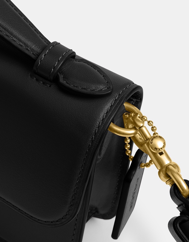 Coach - Refined Calf Leather Elora Top Handle Crossbody Bag