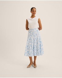 Review - Charlotte Floral Midi Skirt