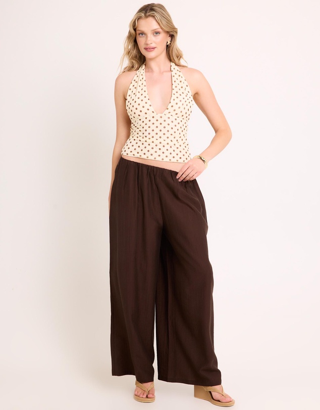 Alice In The Eve - Ava Slinky Plunge Top