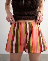 TOPSHOP - Faye Bubble Hem Shorts