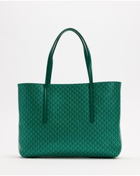 Calvin Klein - Emblem All Over Print Small Tote Bag
