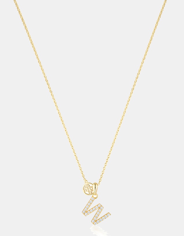 Georgini - Georgini Luxury Letters W Initial Pendant Gold