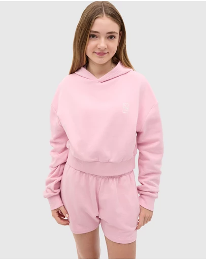 Seed Heritage - Logo Cropped Hoodie - Teen