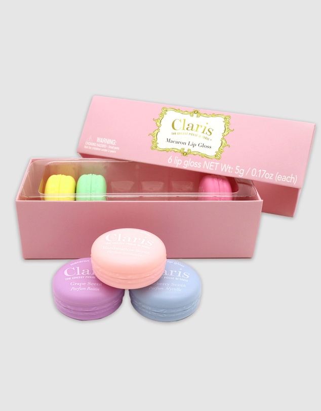 Claris The Chicest Mouse In Paris By Pink Poppy - Claris Macaron Lip Gloss Set