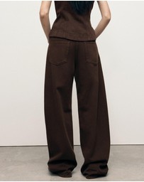 M.N.G - Mid-Rise Balloon Jeans