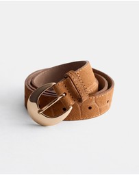 & Other Stories - Crescent-Buckle Leather Belt