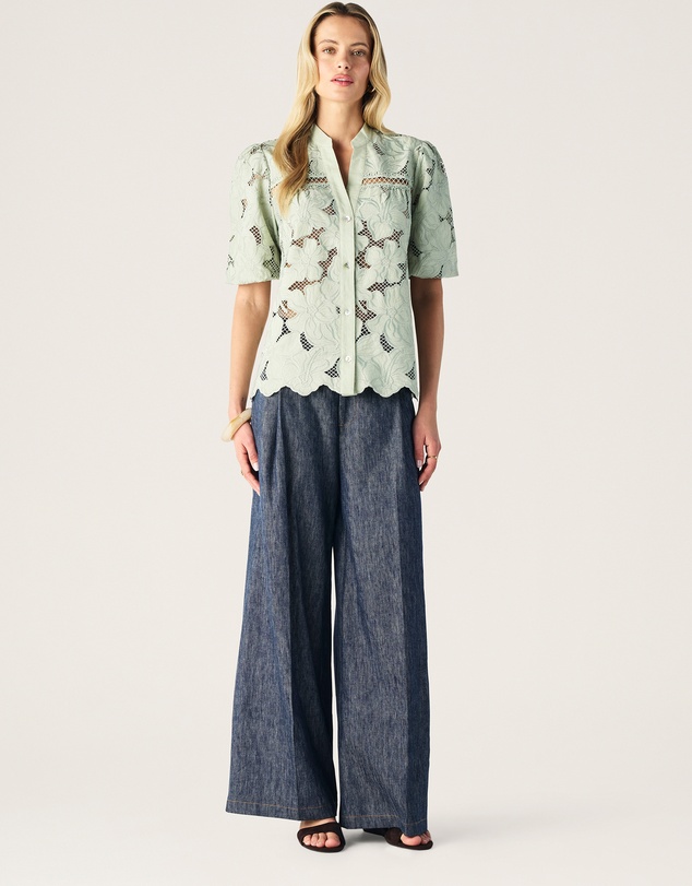 MOS The Label - Whisper Embroidery Blouse