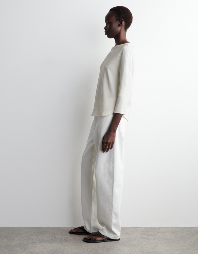 COS - 3/4 Sleeve Cotton Top