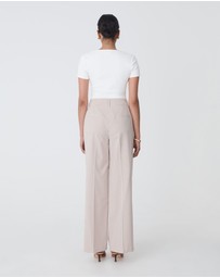 Forcast - Koora Check Wide Leg Pants