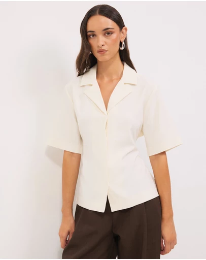Calli - Kerr Tailored Tie Back Shirt