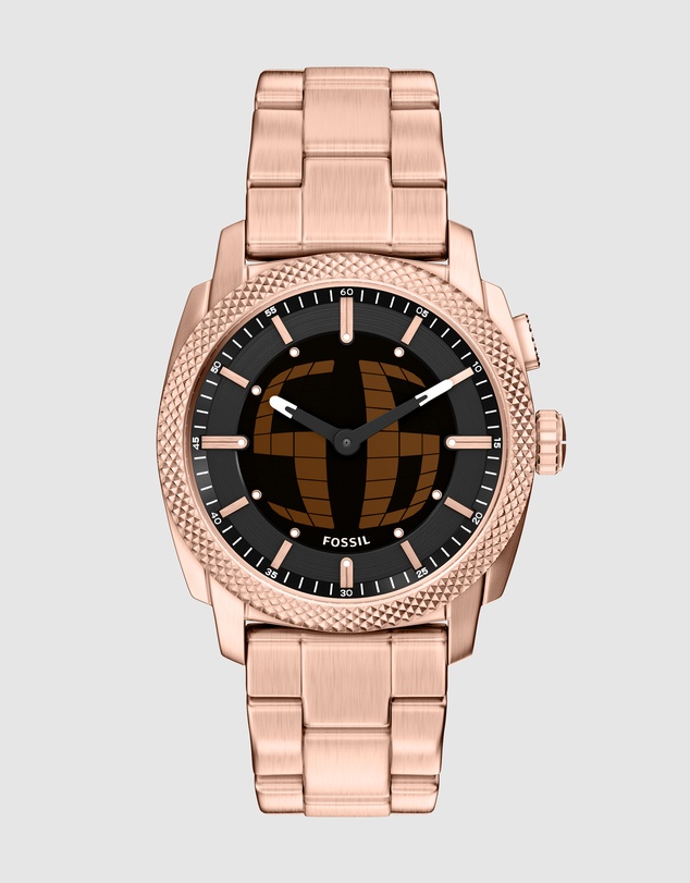 Fossil - Machine Rose Gold Analogue-Digital Watch