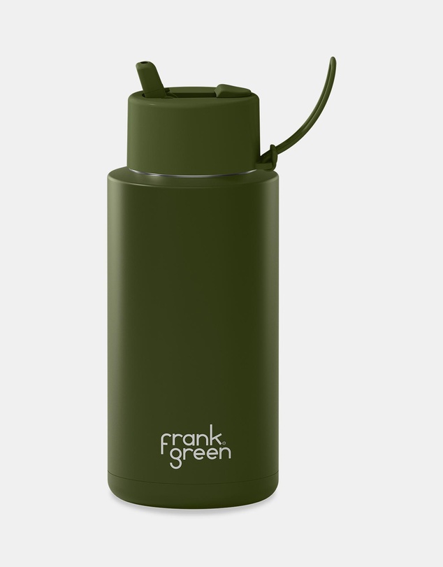 Frank Green - 34Oz Reusable Bottle With Flip Straw Lid